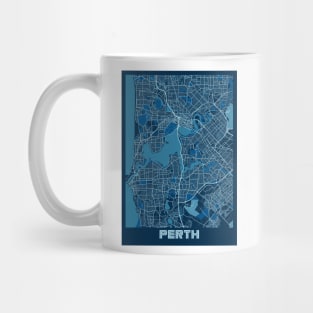 Perth - Australia Peace City Map Mug